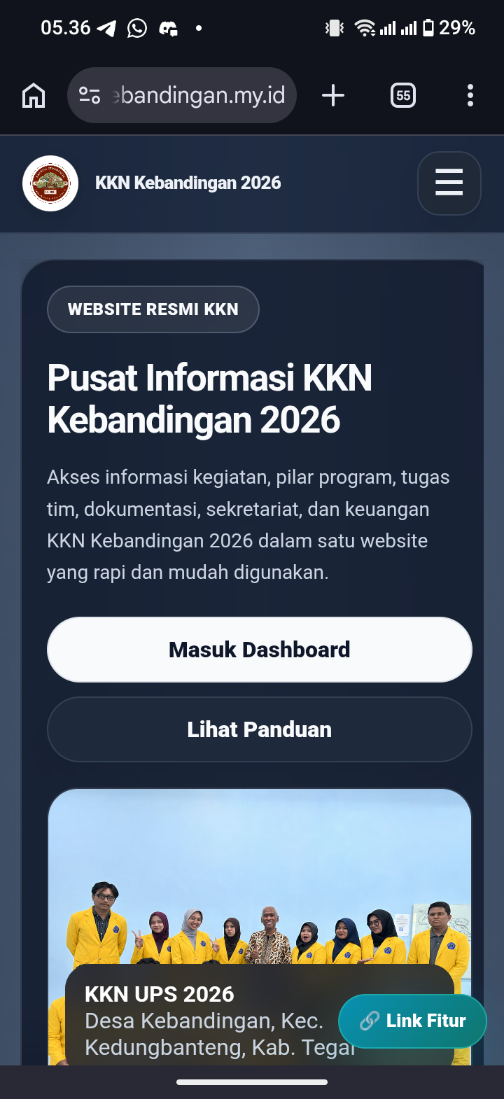 Buat Website KKN Kebandingin 2026